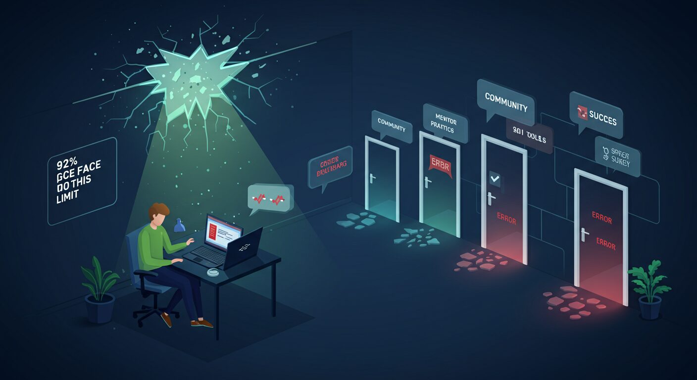 プログラミング独学の限界|9割が直面する壁と突破する7つの戦略
